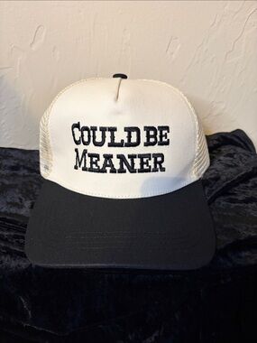 Trucker cap. Could be Meaner